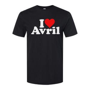 I Love Heart Avril Softstyle CVC T-Shirt