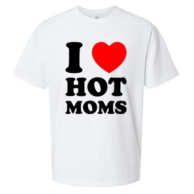 I Love Hot Moms Sueded Cloud Jersey T-Shirt