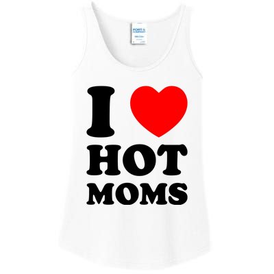 I Love Hot Moms Ladies Essential Tank