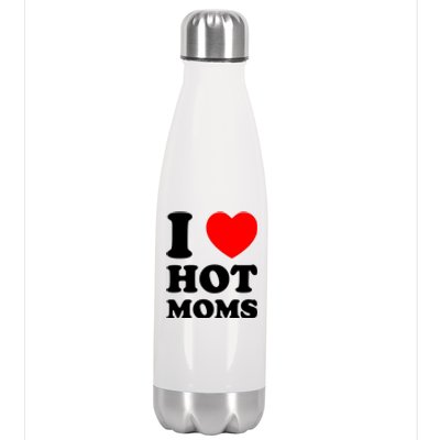 I Love Hot Moms Stainless Steel Insulated Water Bottle