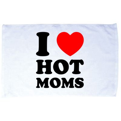 I Love Hot Moms Microfiber Hand Towel