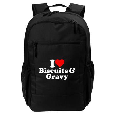 I Love Heart Biscuits And Gravy Backpack