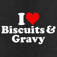 I Love Heart Biscuits And Gravy 11oz C Handle Ceramic Mug