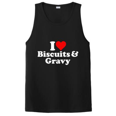 I Love Heart Biscuits And Gravy PosiCharge Competitor Tank