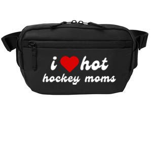 I Love Hot Hockey Moms Funny I Love Moms Crossbody Pack