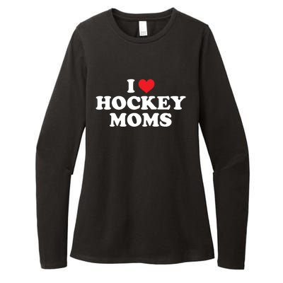 I Love Hockey Moms Funny Design Gift Womens CVC Long Sleeve Shirt