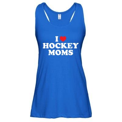 I Love Hockey Moms Funny Design Gift Ladies Essential Flowy Tank