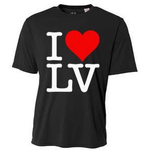 I Love Heart Las Vegas Nevada Lv Cooling Performance Crew T-Shirt