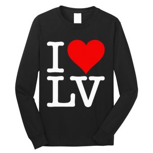 I Love Heart Las Vegas Nevada Lv Long Sleeve Shirt