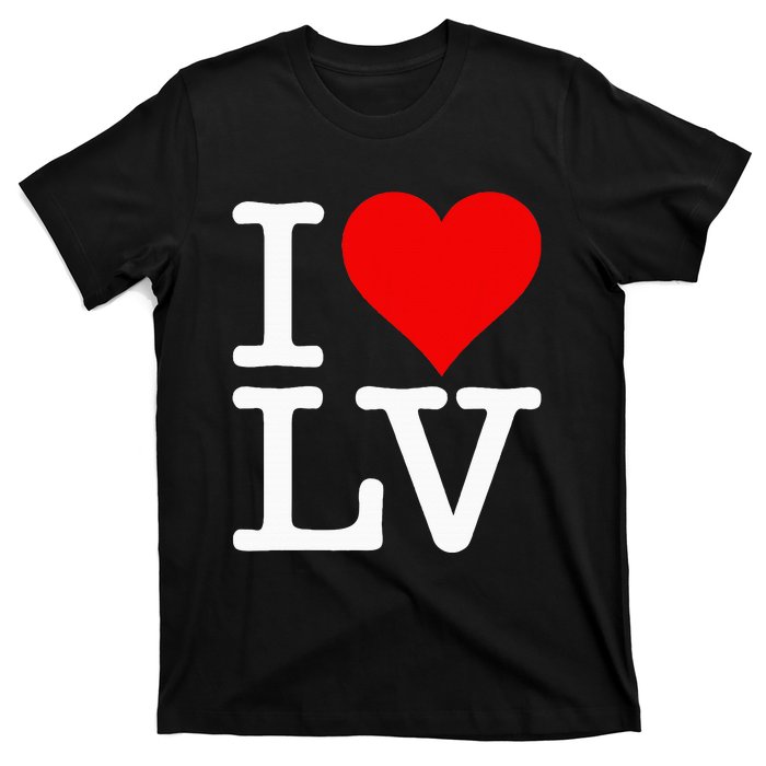 I Love Heart Las Vegas Nevada Lv T-Shirt