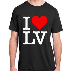 I Love Heart Las Vegas Nevada Lv Adult ChromaSoft Performance T-Shirt