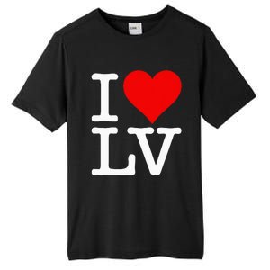 I Love Heart Las Vegas Nevada Lv Tall Fusion ChromaSoft Performance T-Shirt