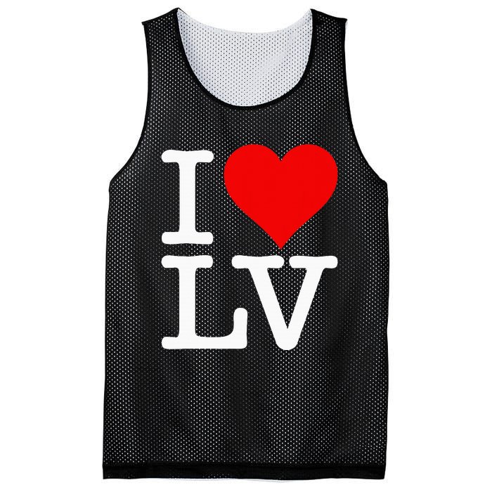 I Love Heart Las Vegas Nevada Lv Mesh Reversible Basketball Jersey Tank