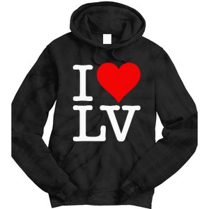 I Love Heart Las Vegas Nevada Lv Tie Dye Hoodie