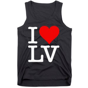 I Love Heart Las Vegas Nevada Lv Tank Top