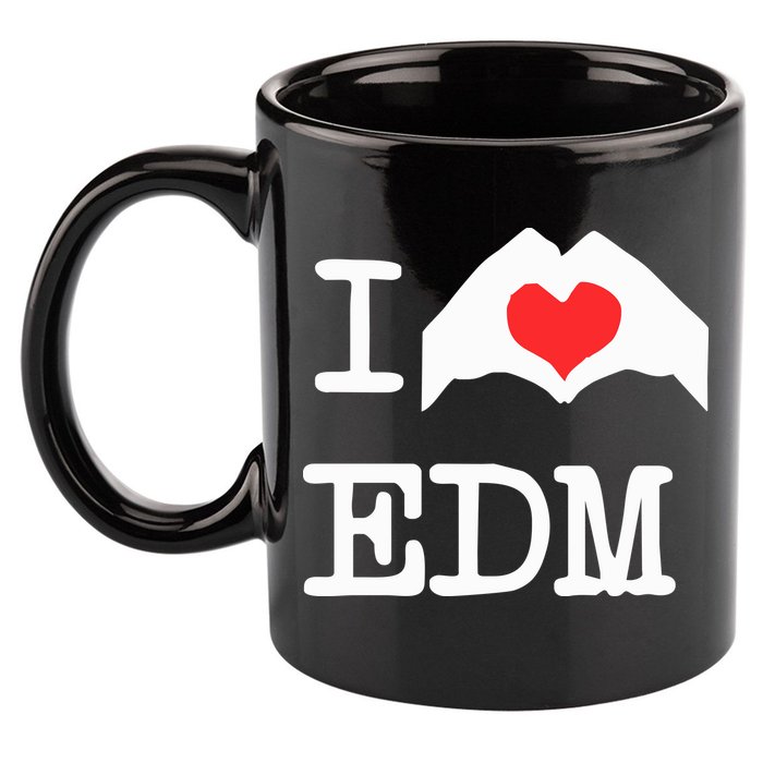 I Love Heart Edm 11oz C Handle Ceramic Mug