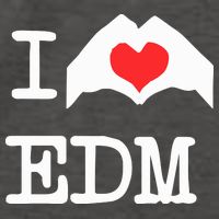 I Love Heart Edm Vector Backpack