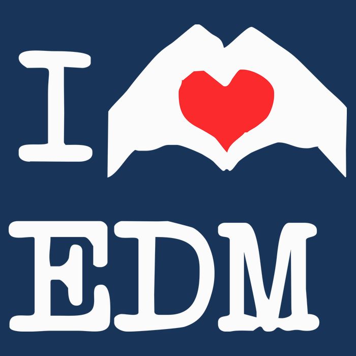 I Love Heart Edm Cool Comfort Performance Bucket Hat