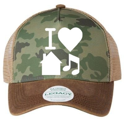 I Love House Music DJ Legacy Tie Dye Trucker Hat