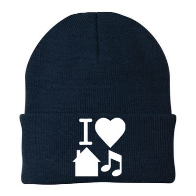 I Love House Music DJ Knit Cap Winter Beanie