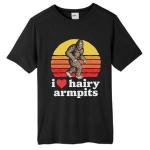 I Love Hairy Armpits! Funny Bigfoot Sasquatch Hairy Lover Tall Fusion ChromaSoft Performance T-Shirt