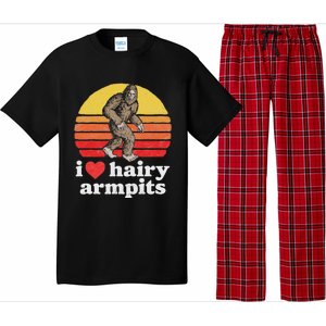 I Love Hairy Armpits! Funny Bigfoot Sasquatch Hairy Lover Pajama Set