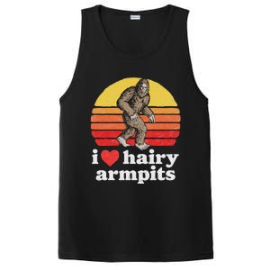 I Love Hairy Armpits! Funny Bigfoot Sasquatch Hairy Lover PosiCharge Competitor Tank