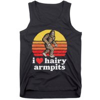 I Love Hairy Armpits! Funny Bigfoot Sasquatch Hairy Lover Tank Top