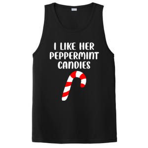 I Like Her Peppermint Candies Christmas Couples Matching PosiCharge Competitor Tank