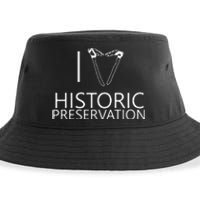 I Love Historic Preservation Sustainable Bucket Hat