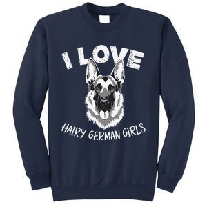 I Love Hairy German (3) Sweatshirt