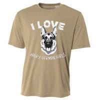 I Love Hairy German (3) Cooling Performance Crew T-Shirt