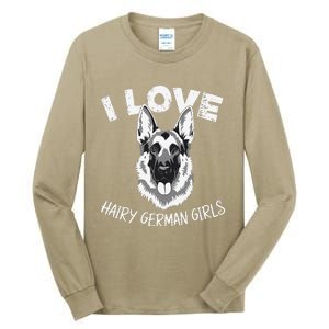 I Love Hairy German (3) Tall Long Sleeve T-Shirt