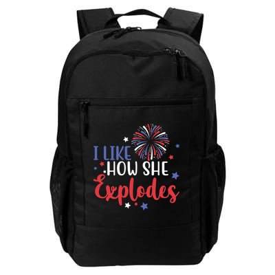 I Like How She Explodes 4th Of July Funny Backpack
