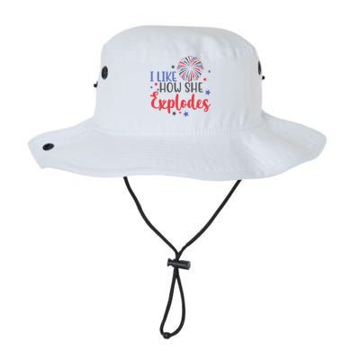 I Like How She Explodes 4th Of July Funny Bucket Hat