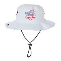 I Like How She Explodes 4th Of July Funny Bucket Hat