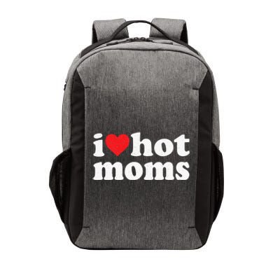 I Love Hot Moms Distressed Retro Vintage Design Vector Backpack