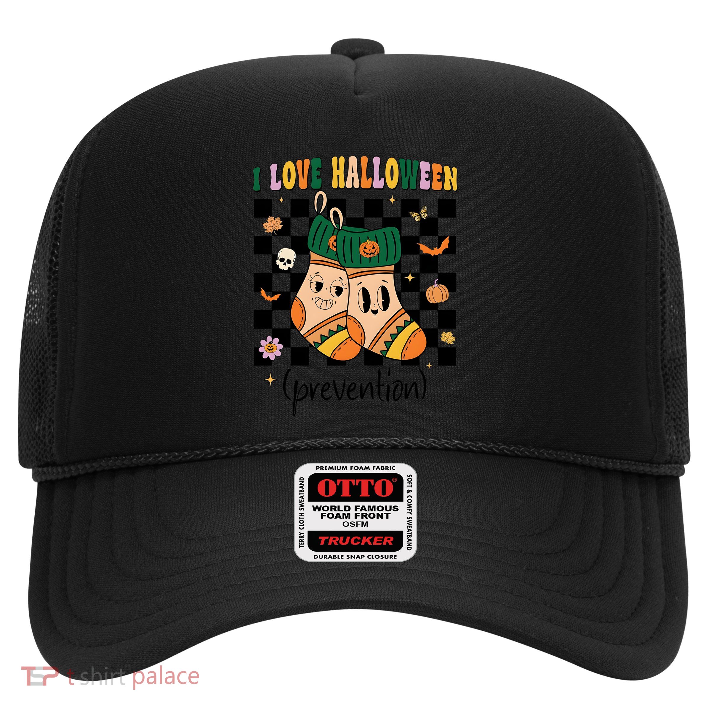 I Love Halloween Prevention Trucker Hat