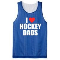 I Love Hockey Dads Humorous Hockey Lover Wife Friend Meaningful Gift Mesh Reversible Basketball Jersey Tank