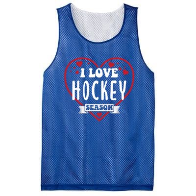 I Love Hockey Season Heart Passionate Spirit Cool Gift Mesh Reversible Basketball Jersey Tank