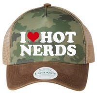 I Love Hot Nerds Nerd Legacy Tie Dye Trucker Hat