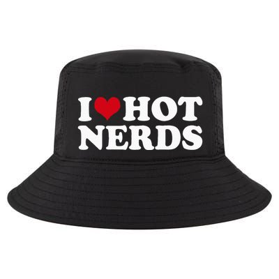 I Love Hot Nerds Nerd Cool Comfort Performance Bucket Hat