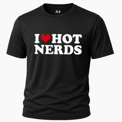 I Love Hot Nerds Nerd Performance Shirt