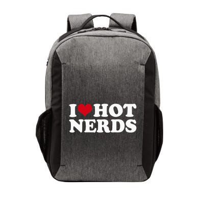 I Love Hot Nerds Nerd Vector Backpack