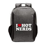 I Love Hot Nerds Nerd Vector Backpack