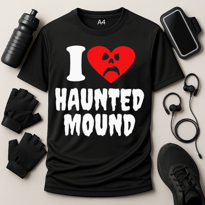I Love Haunted Mound Cooling Performance Crew T-Shirt