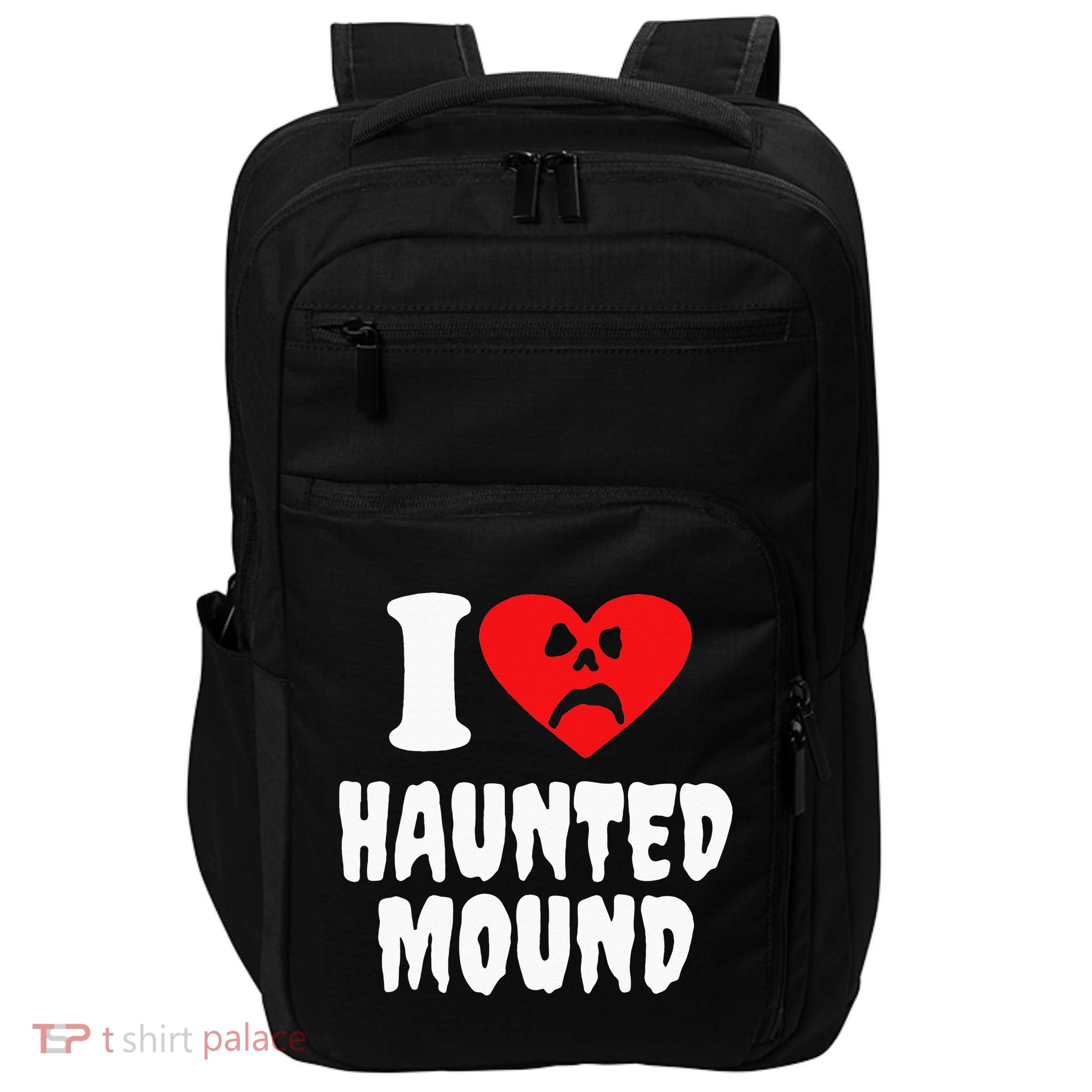 I Love Haunted Mound Impact Tech Backpack