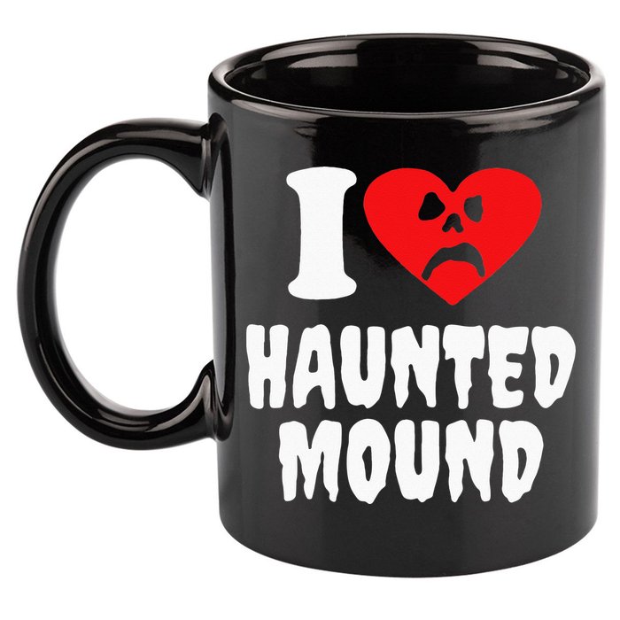 I Love Haunted Mound 11oz C Handle Ceramic Mug