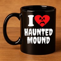 I Love Haunted Mound 11oz C Handle Ceramic Mug