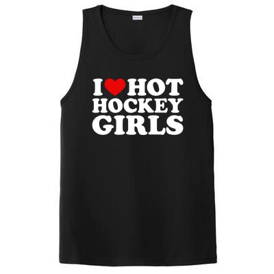 I Love Hot Hockey Gift I Heart Hot Hockey Gift PosiCharge Competitor Tank